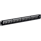 ICC IC107BP241 Flush Mount High Density Blank Patch Panel - 24 Port / 1 RMS
